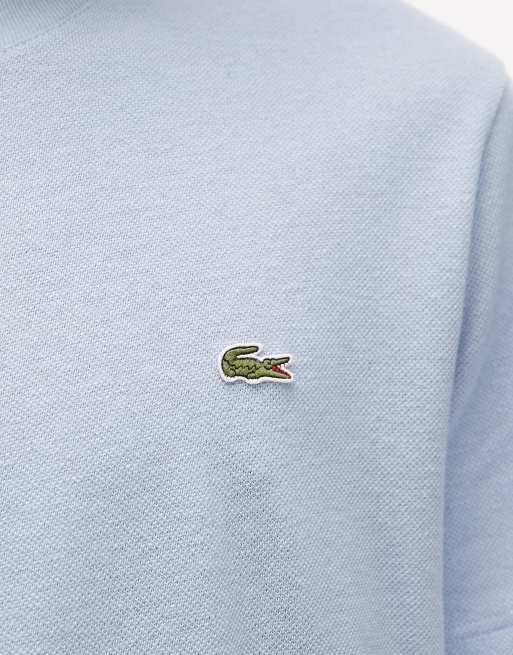 Lacoste oversized t-shirt in light blue, 5 of 5