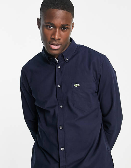  Lacoste oxford shirt in navy 
