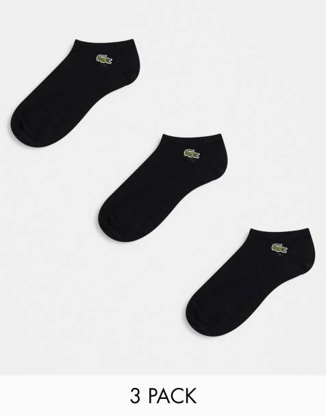 Lacoste pack of 3 socks in black - view 1