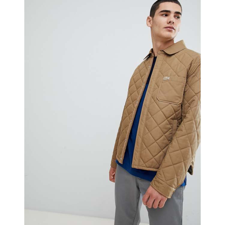 Lacoste quilted outlet jacket