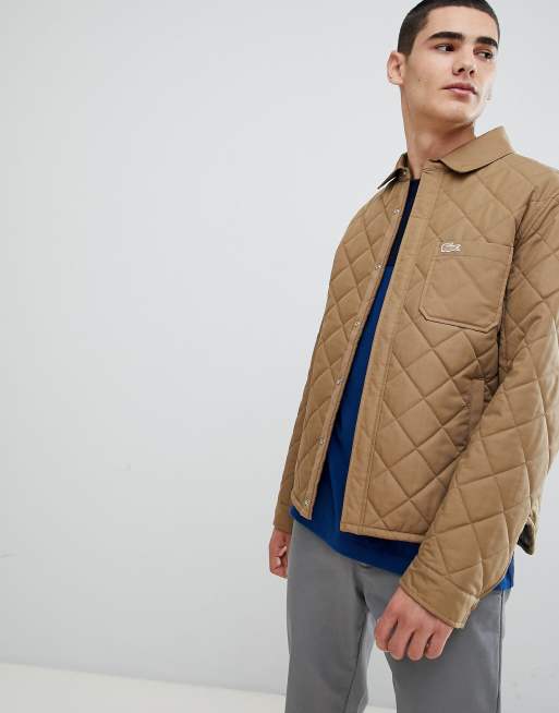 Lacoste padded 2025 quilted jacket