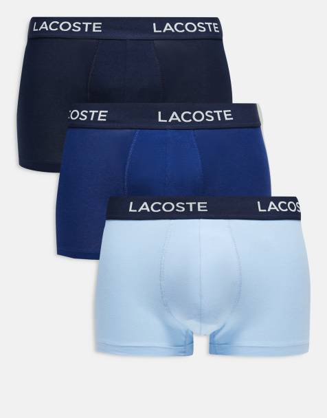 Lacoste - Pakke med 3 par boksershorts i blå nuancer - view 1