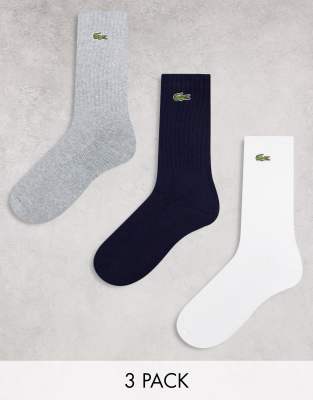 Lacoste - Pakke med 3 par sokker i forskellige farver