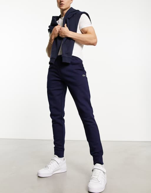 Pantalon de jogging pour homme Lacoste blanc