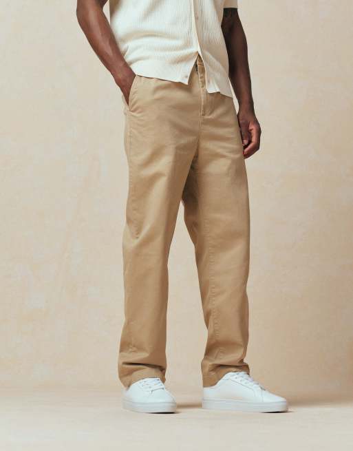 Lacoste - Pantaloni dritti beige, 5 di 5