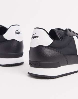 black retro sneakers