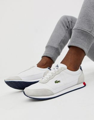 lacoste white runners