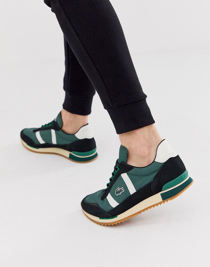Lacoste - Partner - Sneakers retró verde scuro
