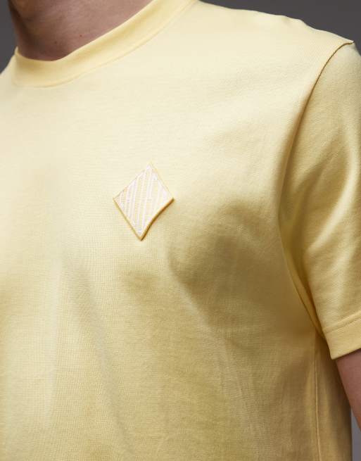 Lacoste – Pastellgul t-shirt med logga, 5 av 5