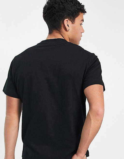 T-Shirts & Vests Lacoste patch logo t-shirt in black Exclusive at  