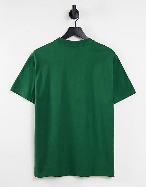 Lacoste patch logo t-shirt in green Exclusive at  