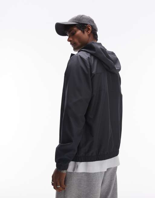 Lacoste performance zip up quilted jacket in black, 2 of 4