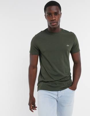 khaki lacoste t shirt