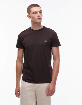 Lacoste Pima T-shirt In Brown