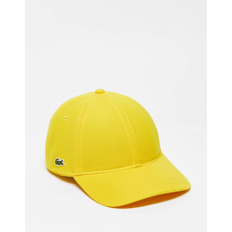 Lacoste pique logo yellow | in ASOS cap