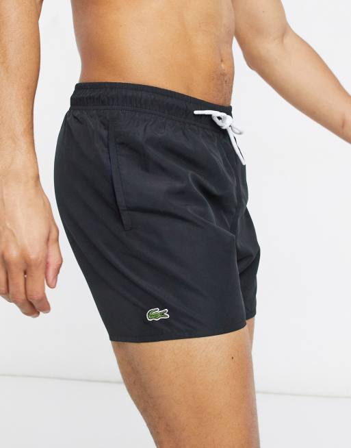 Lacoste logo swim on sale shorts