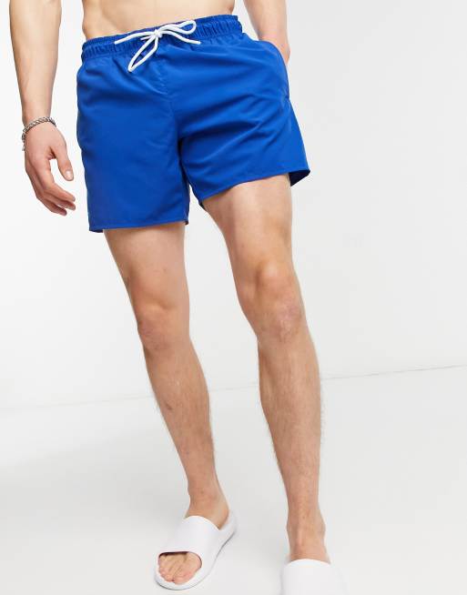 Lacoste swim store shorts blue