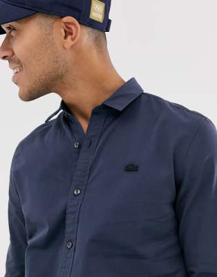 lacoste plain shirt