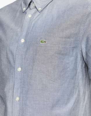 lacoste plain shirt