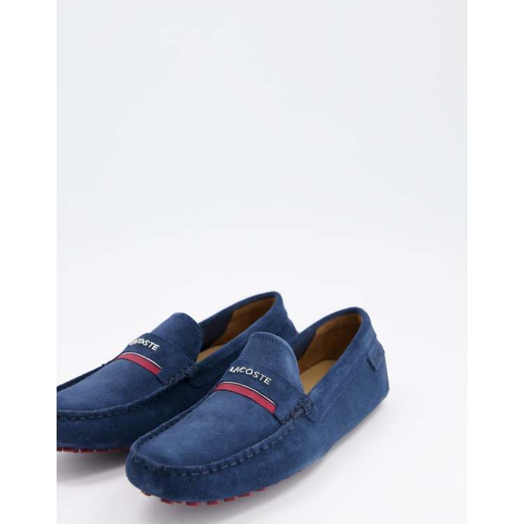 Lacoste plaisance driving shoes in navy ASOS