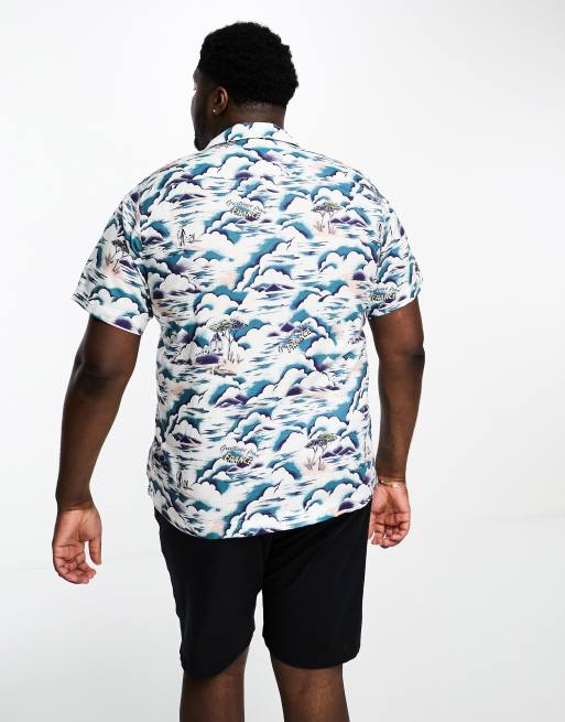 Lacoste hawaiian outlet shirt