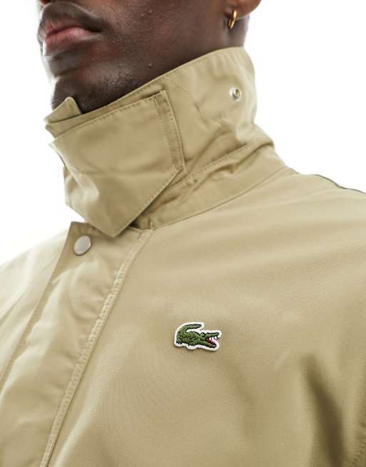 Lacoste harrington jacket beige outlet