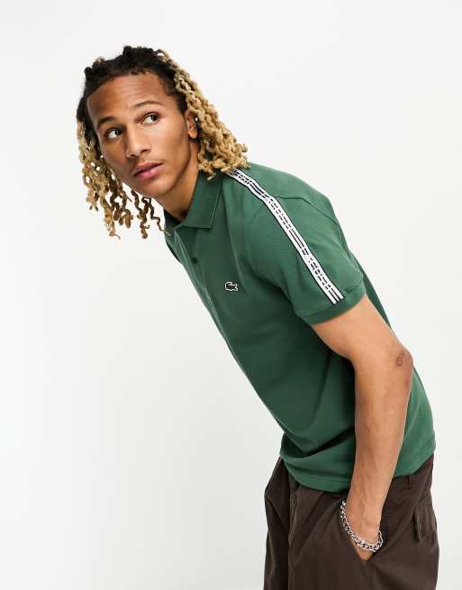 Polo lacoste clearance vert foncé