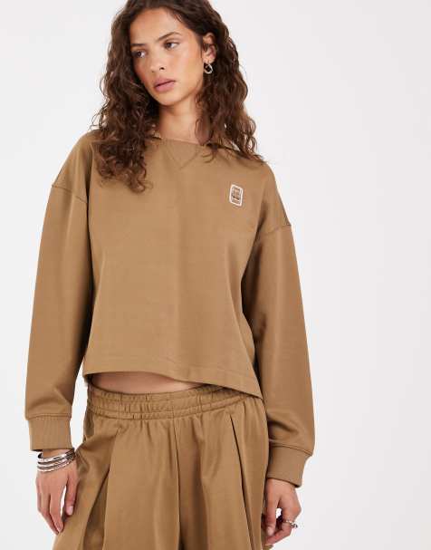 Lacoste - Polo a maniche lunghe marrone con logo in coordinato - view 1