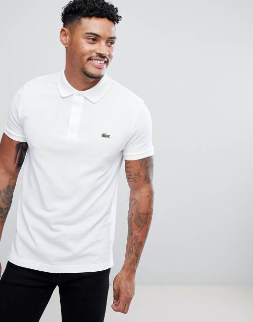 Lacoste polo outlet blanc