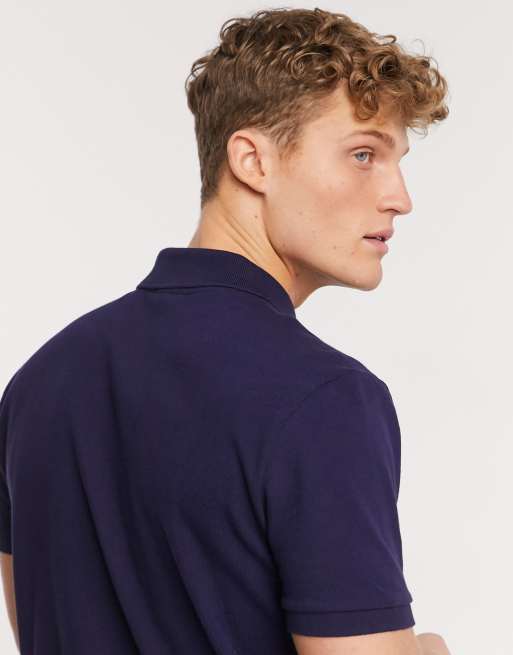 Lacoste - Polo ajusté en piqué - Bleu marine, 2 de 4