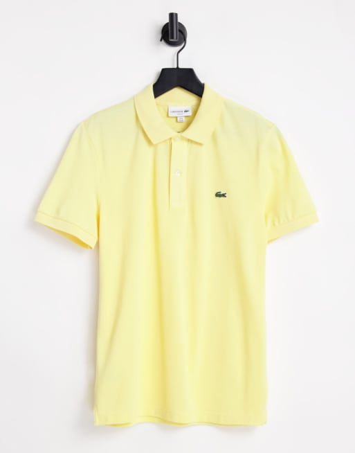 yellow lacoste polo