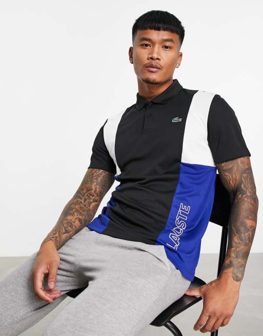 Polo lacoste sport noir shop