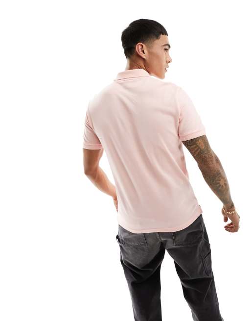 Polo lacoste rose clearance clair