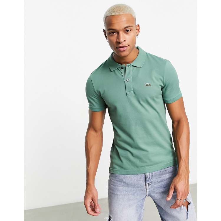 Polo lacoste outlet bleu vert