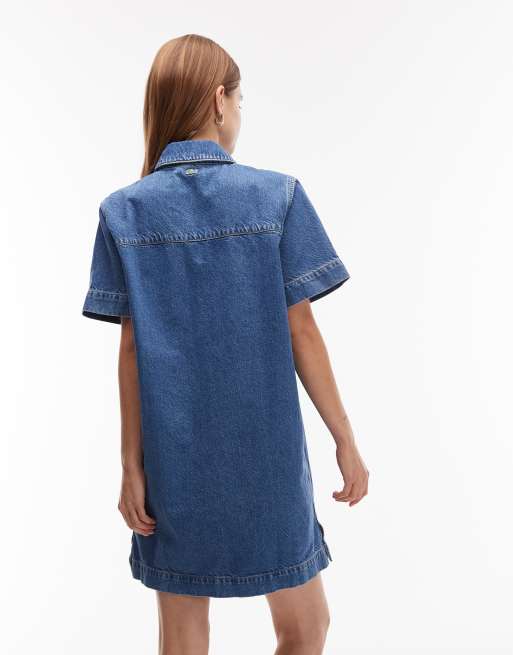 lacoste denim dress Lacoste Denim dress - blue - (Pre-owned)