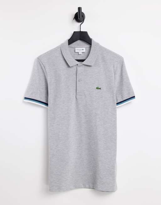 Polo lacoste clearance grigia