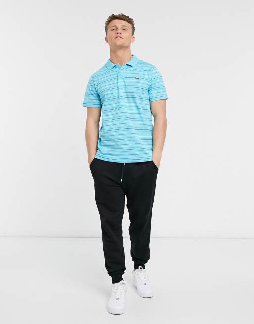 Polo lacoste rayé homme hot sale