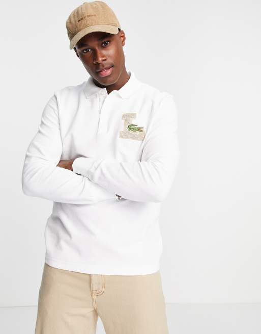 Polo lacoste avec poche sale