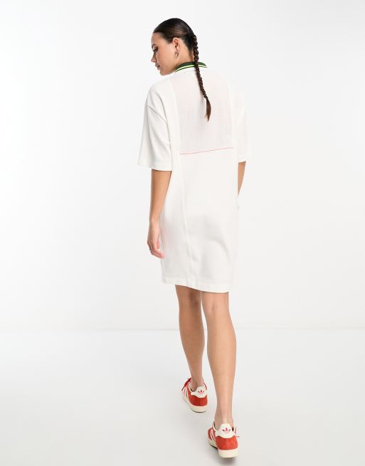 Women's Lacoste L!VE Graduated Print Cotton T-Shirt Dress