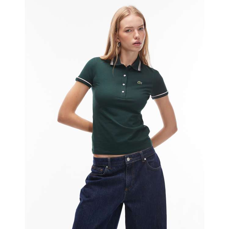 Lacoste polo shirt in green ASOS