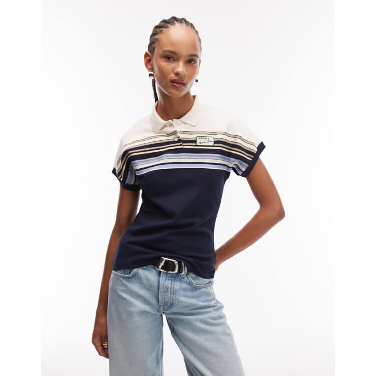 Lacoste polo shirt in navy ASOS