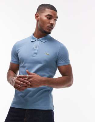 Lacoste Polo Shirt In Slate Blue