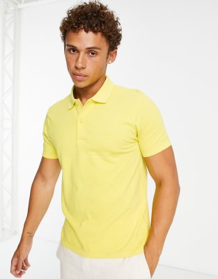 Lacoste polo shirt in yellow - ASOS Price Checker