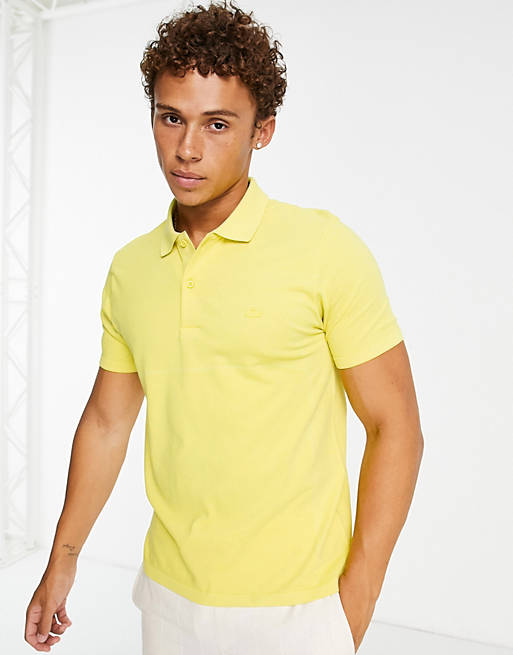 Mentaliteit altijd heden Lacoste polo shirt in yellow | ASOS