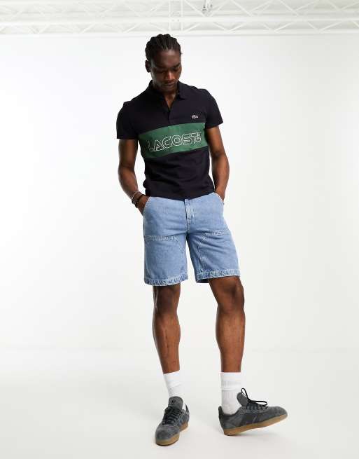 Lacoste hot sale denim shorts