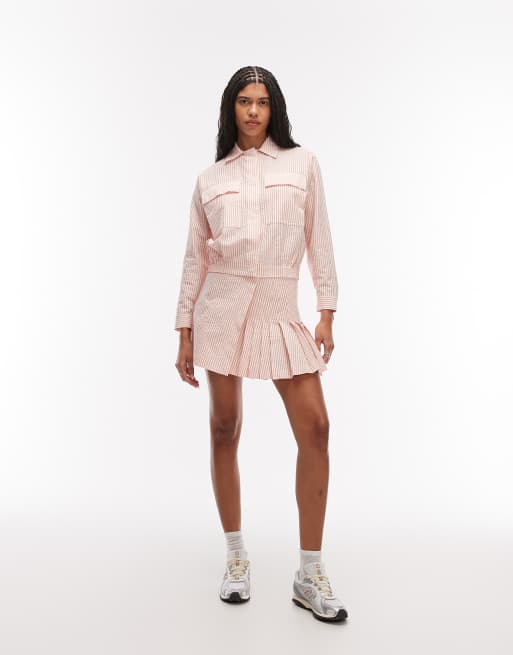 Lacoste – Pomarańczowo-biała kurtka w paski, część zestawu, 2 z 4