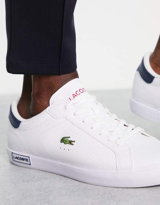 Lacoste Shoes Outfit Men Lacoste Powercourt Trainers In White