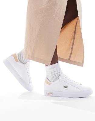 Lacoste powercourt 124 1 sfa trainers in  white