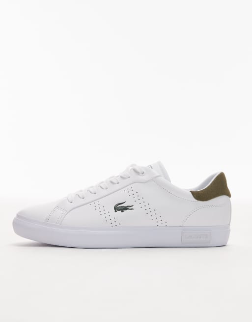 Lacoste Powercourt trainers in white ASOS