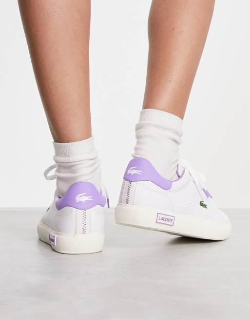 Lacoste purple shop shoes